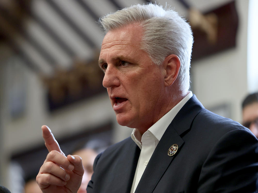 House Minority Leader Kevin McCarthy, seen here during an August visit to Hialeah, Fla., calls the events unfolding in Afghanistan 
