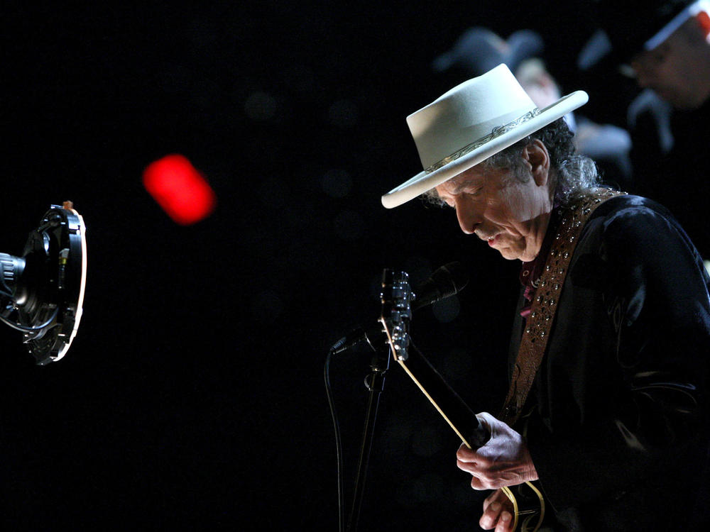 Bob Dylan performing in 2009.
