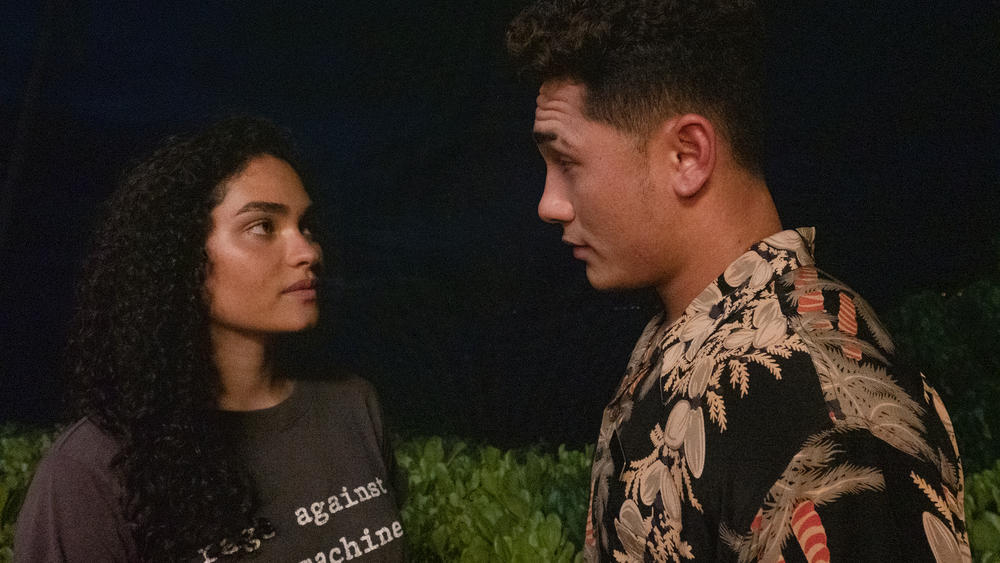 Paula (Brittany O'Grady) and Kai (Kekoa Kekumano) got involved in a very bad plan.