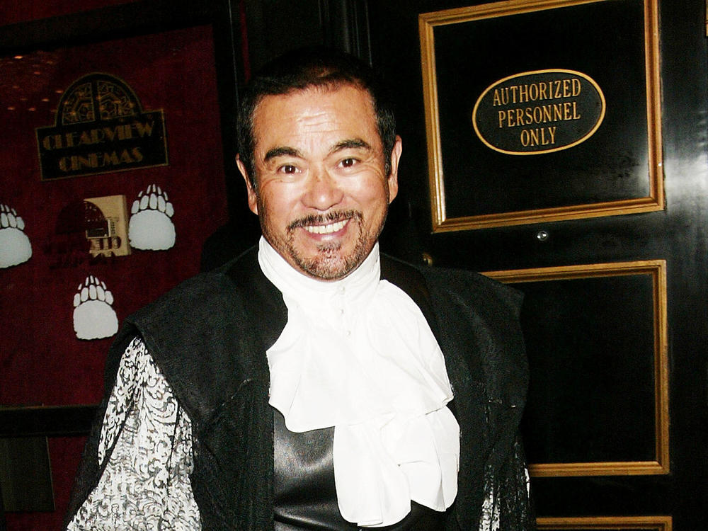 Sonny Chiba at the New York Premiere of <em>Kill Bill Vol. 1</em>.