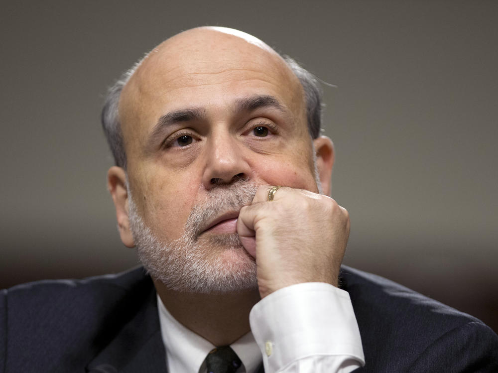 Then-Fed Chair Ben Bernanke testifies before a Senate Joint Economic Committee hearing on May 22, 2013. Bernanke revealed some of the Fed's thinking at the time about removing support it had provided to markets, sparking a global sell-off.