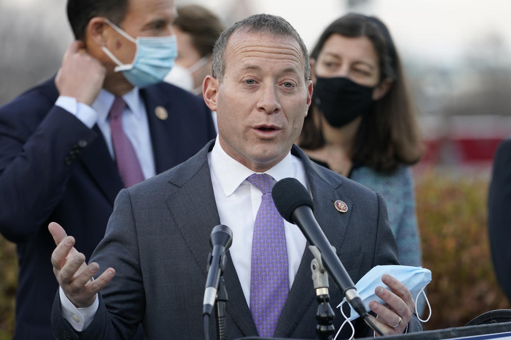 Rep. Josh Gottheimer, D-N.J., has threatened to withhold support for Democrats' budget resolution unless the House speaker first brings up a vote on the bipartisan infrastructure bill.