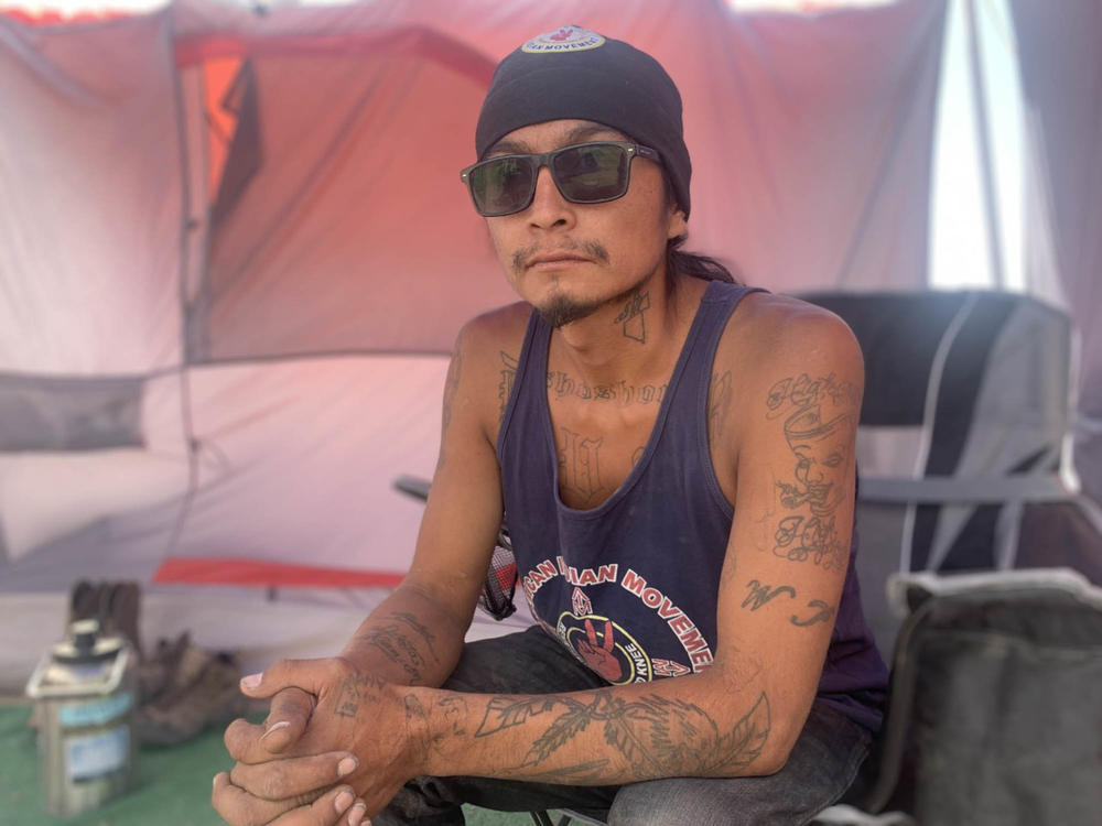 Gary McKinney of the Duck Valley Reservation says he plans to stay camping at a proposed site of a lithium mine long as it takes to prevent it from being developed.