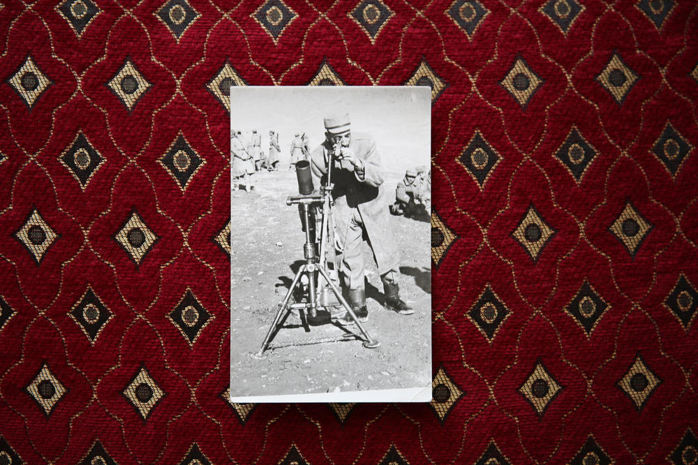 An undated photograph taken at Shindand Air Base in Herat province.
