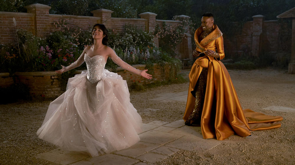 Camila Cabello and Billy Porter get sparkly in <em>Cinderella</em>.