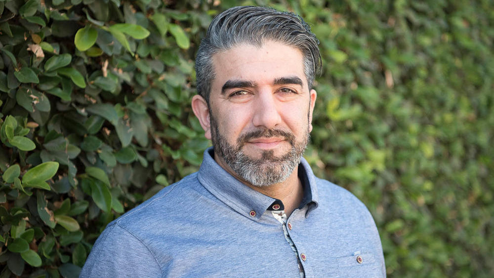 Ajmal Achekzai, a Kabul-born Marine veteran, seen in 2016.