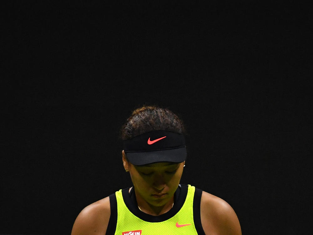 Naomi Osaka lost Friday night in a U.S. Open upset to Canada's Leylah Fernandez.