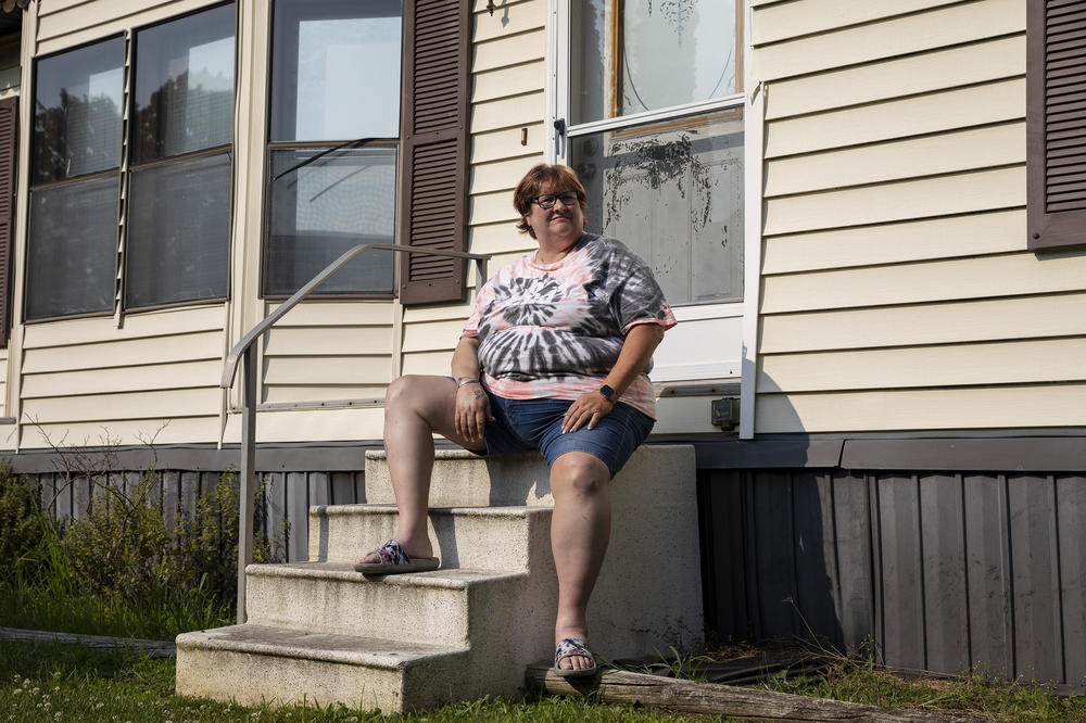 Mary Hunt, who makes $10 an hour driving people to doctors appointments, has faced eviction from her manufactured home park in Swartz Creek, Mich., several times.