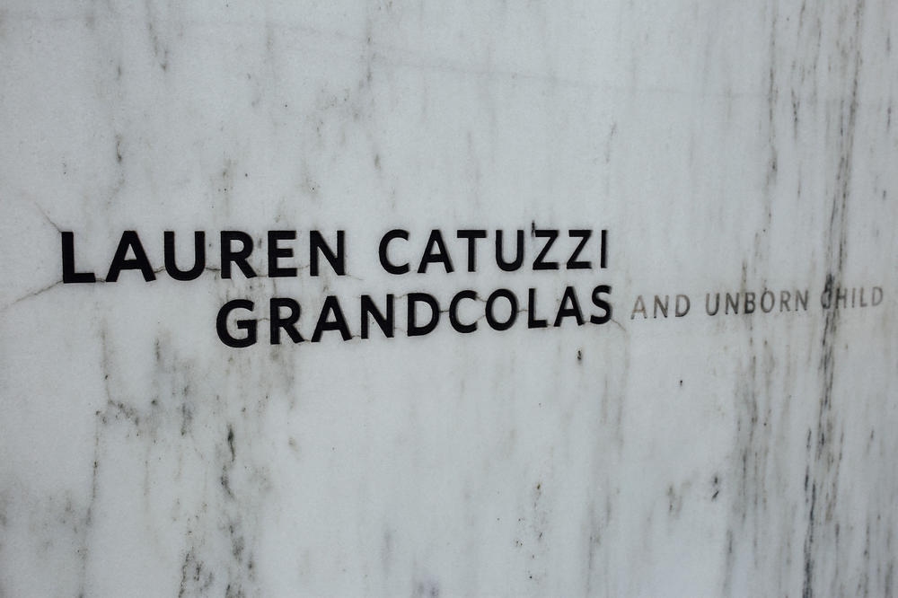 Lauren Grandcolas' name and her unborn child are inscribed on the Wall of Names at the Flight 93 National Memorial in southwestern Pennsylvania.