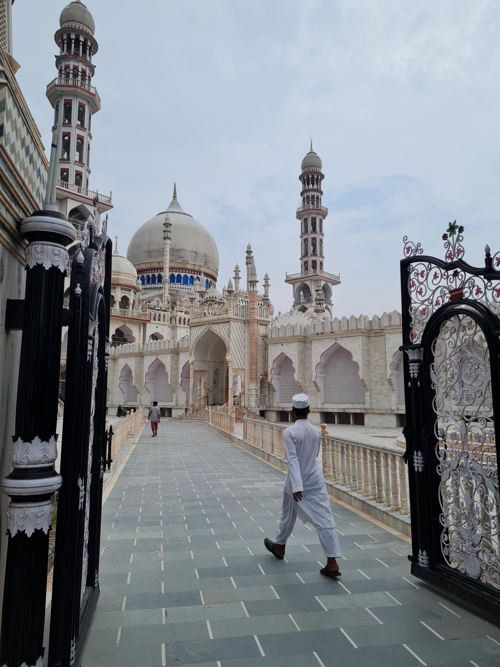 A mosque on the campus of the Darul Uloom seminary in Deoband, India.