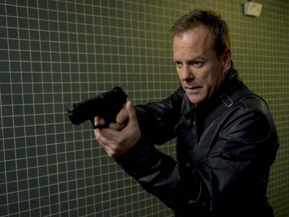 Kiefer Sutherland as Jack Bauer in the 2014 TV show 24: Live Another Day.