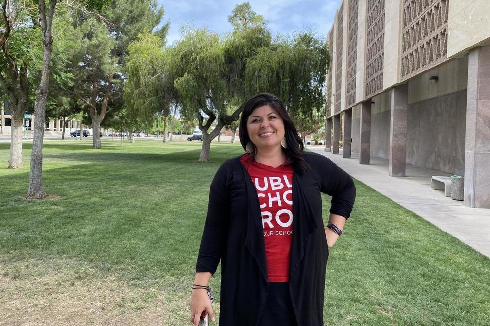 Beth Lewis, executive director of Save Our Schools Arizona, says Republicans took the horse-trading process too far this year. 