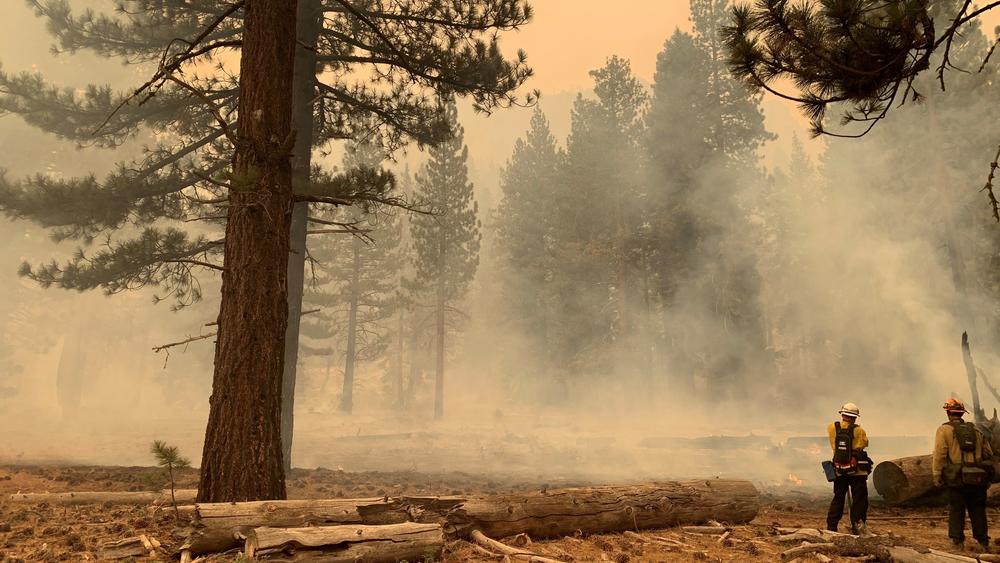 Hazardous smoke has complicated firefighting efforts on the Caldor Fire in Northern California.