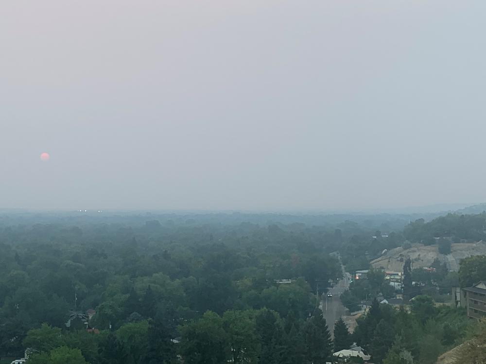 Western wildfires have given Boise, Idaho, one of its smokiest summers on record. President Biden visited the National Interagency Fire Center in Boise on Monday.