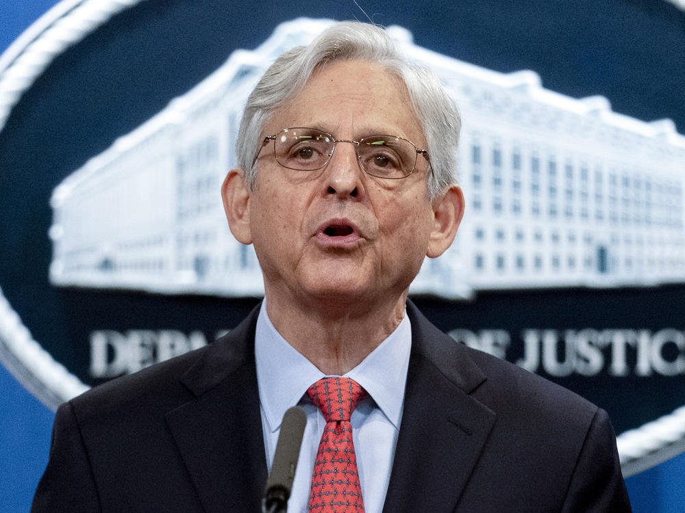 Attorney General Merrick Garland announced the Justice Department suit over Texas' abortion law last week. Now the department is asking a federal judge to temporarily block enforcement of the law while its lawsuit proceeds.