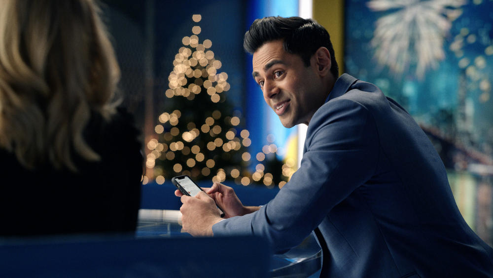 Eric (Hasan Minhaj) is Bradley's partner on <em>TMS</em> — but not for long.