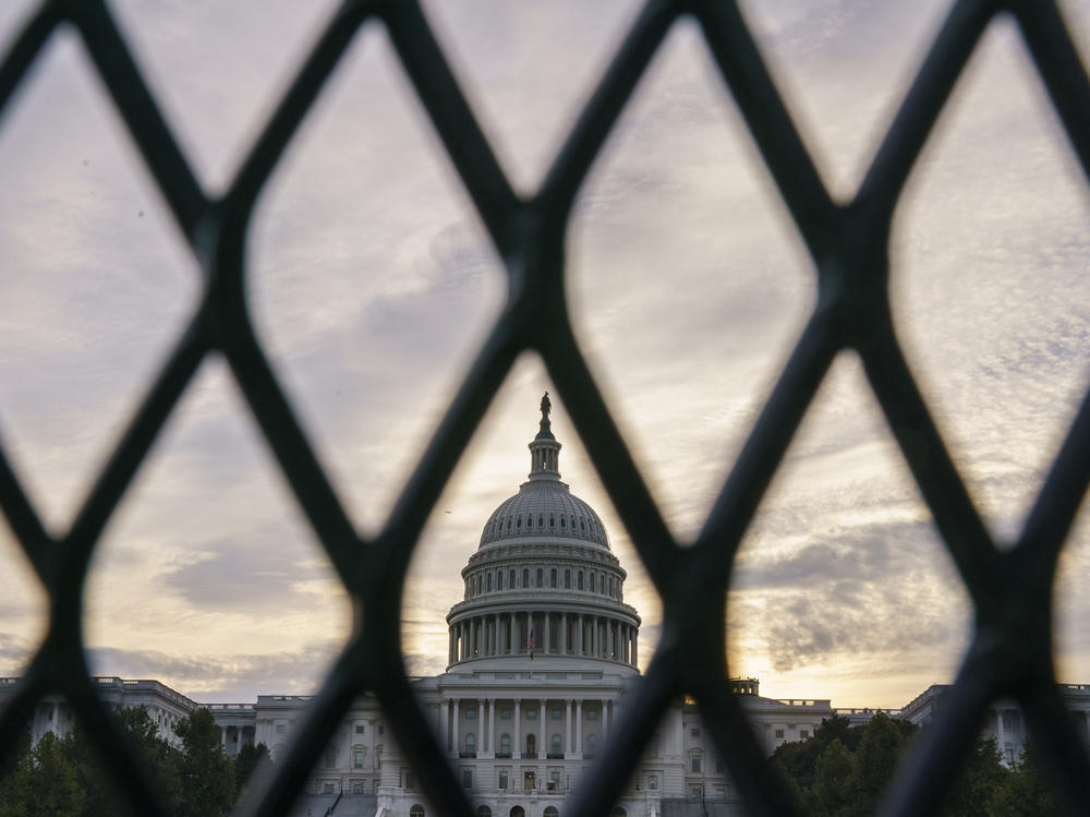 Security fencing was reinstalled around the U.S. Capitol Wednesday night ahead of a planned Sept. 18 rally by far-right supporters of former President Donald Trump. They are demanding the release of rioters arrested after the Jan. 6 attack.