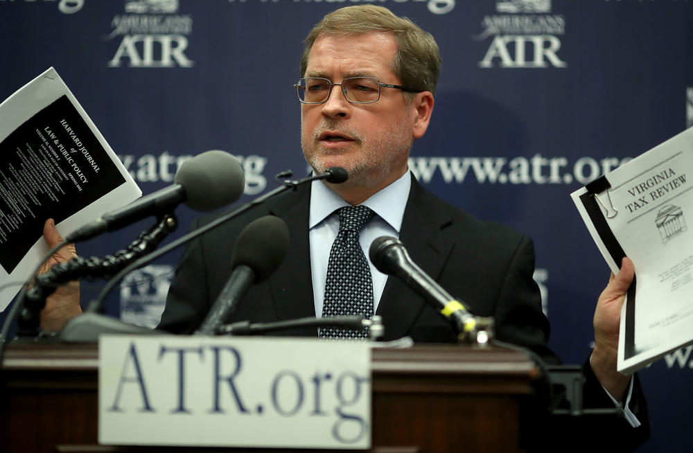 Career anti-tax advocate Grover Norquist, here in 2018, called the Trump administration's 2017 tax cut 