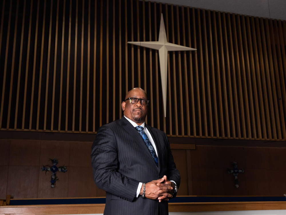 Allen Overton, pastor of Christ Fellowship Missionary Baptist Church in Flint, worries that Black and underserved communities may be left behind when new federal money for water infrastructure is used up by wealthier communities.