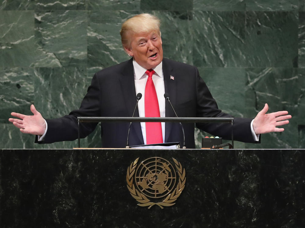 In 2018, former President Donald Trump drew laughter during his speech to the U.N. General Assembly when he bragged about his accomplishments. 