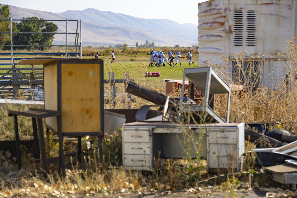 The Owyhee Combined School fields an 8-person high school football team.