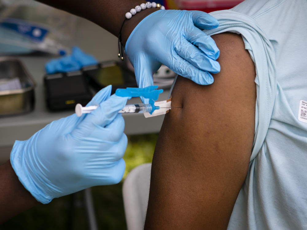 Johnson & Johnson shared data from the Phase 3 trial of its booster shot on Tuesday indicating a booster shot at six months provided a 12-fold increase in antibodies.
