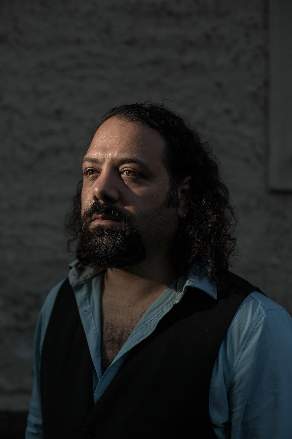 Wassim Mukdad, 36, is one of the Syrians who testified in the trial in Koblenz. He says his interrogation in Syria's Branch 251 prison was like being 