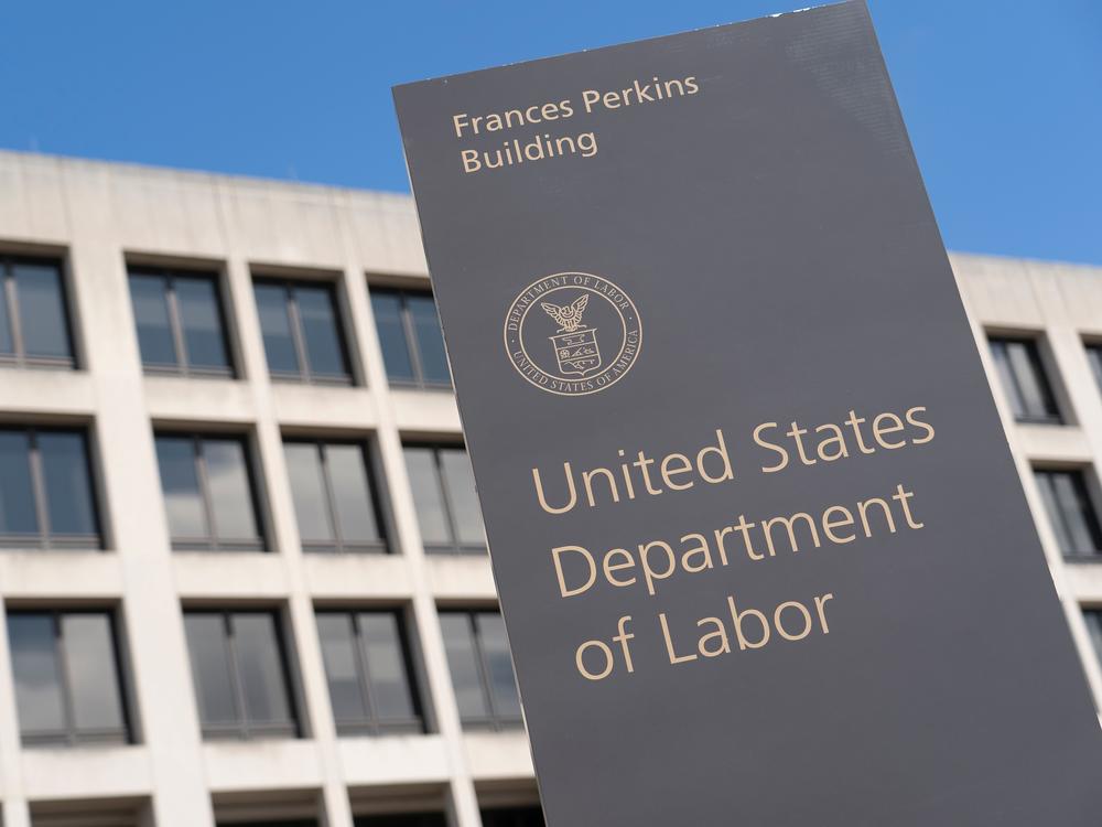 The U.S. Department of Labor building on March 26, 2020, in Washington, D.C.