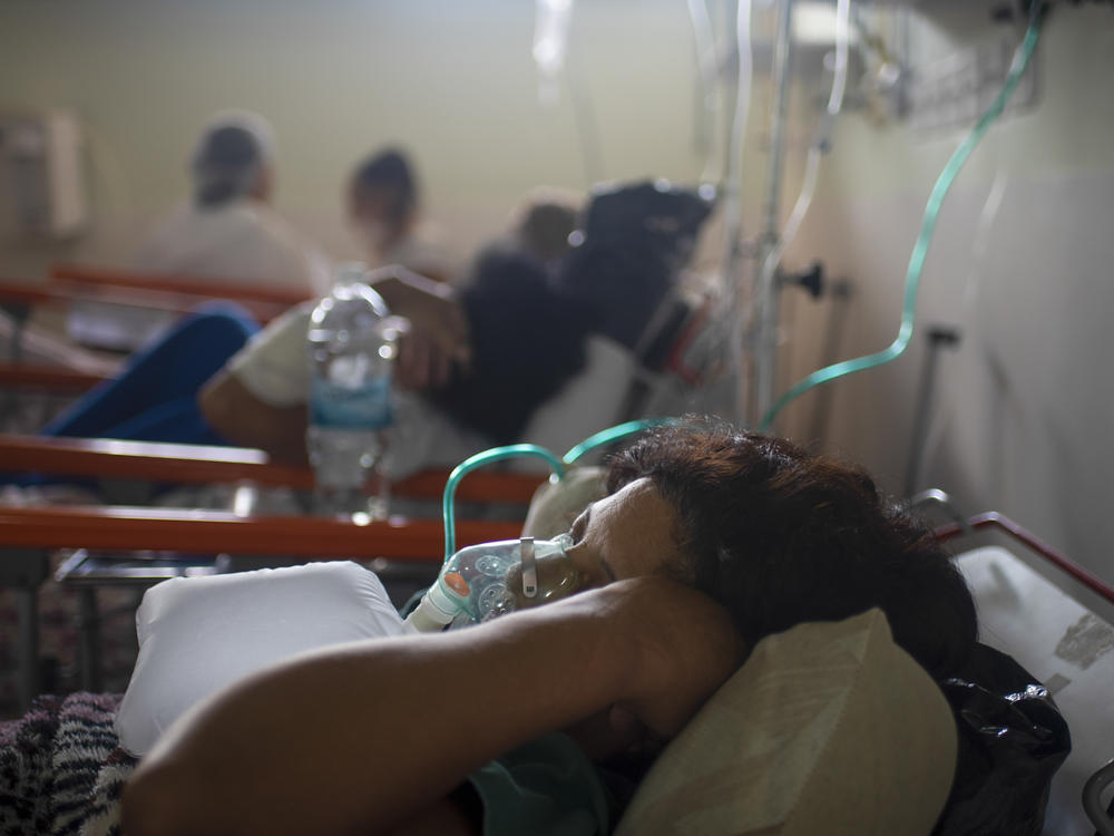 A view of the COVID-19 intensive Care Unit in Rio De Janeiro, Brazil on May 27, 2021.