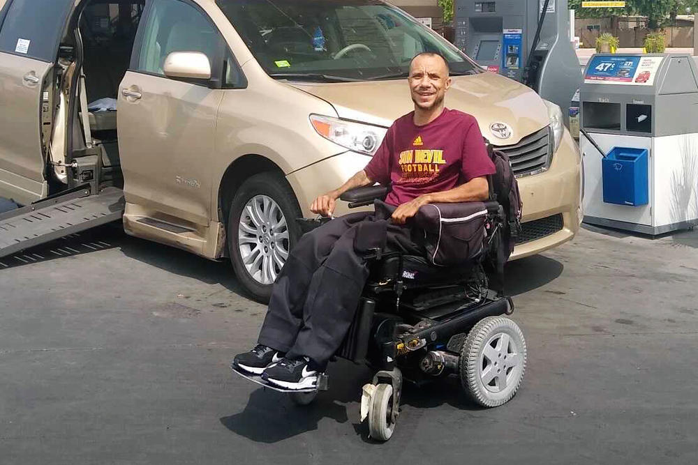 James Hinckley-Wade was paralyzed in a shooting when he was 17. These days he helps mentor young people caught up in gangs, drugs and violence so they can avoid the life mistakes he made.