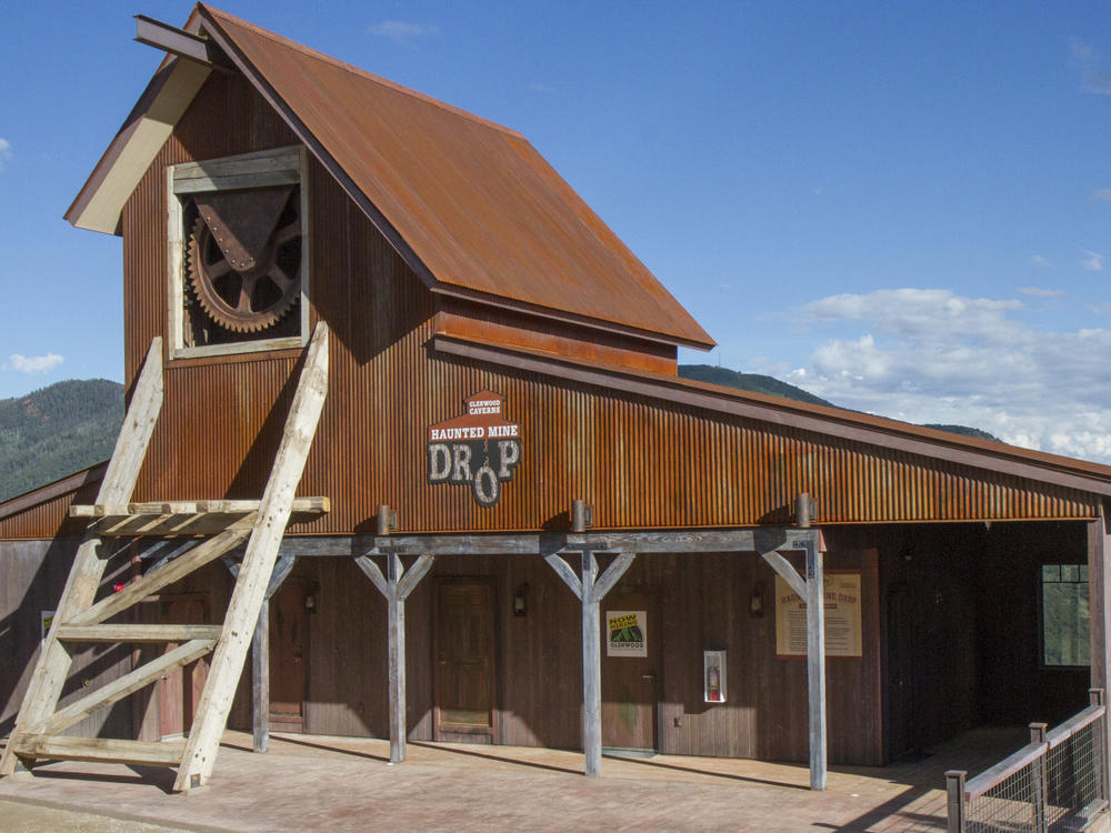 The Haunted Mine Drop is shown in this July 2017 file photo at Glenwood Caverns Adventure Park in Glenwood Springs, Colo. A recent investigation revealed a 6-year-old girl on vacation with her family died earlier this month after operators of the vertical drop ride did not properly check her seatbelts.
