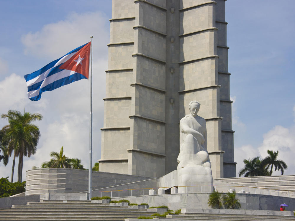 Memorial to poet José Martí in Old Havana