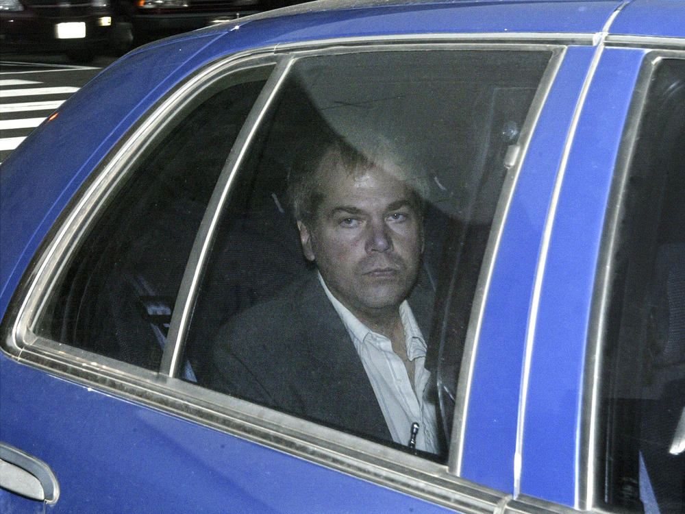 In November 2003, John Hinckley Jr. arrives at U.S. District Court in Washington, D.C. Starting in 2003, restrictions on Hinckley gradually lessened.