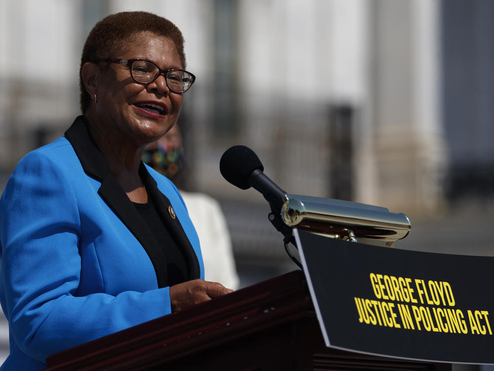 Rep. Karen Bass, D-Calif., has launched a bid to become the next mayor of Los Angeles.