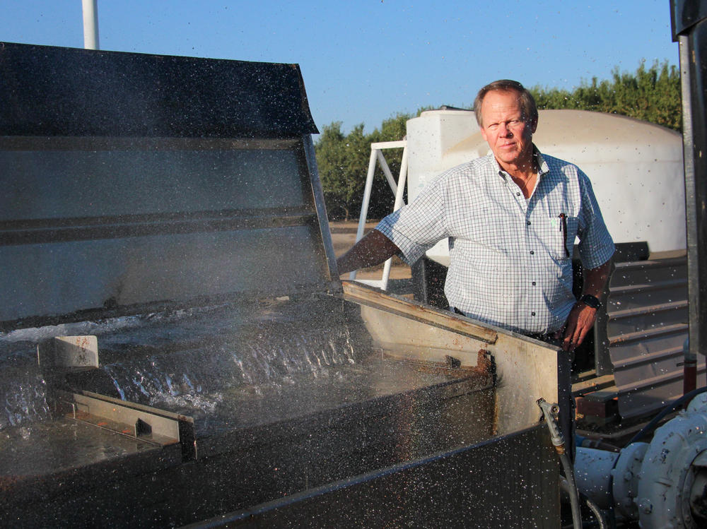 Rick Cosyns, a farmer in Madera, Calif., relied on water from the aquifer in years of drought. In other years he could replenish the aquifer with water from the San Joaquin River.