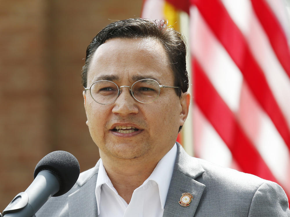 Cherokee Nation Principal Chief Chuck Hoskin Jr. says the opioid crisis had disproportionately affected people in his community.