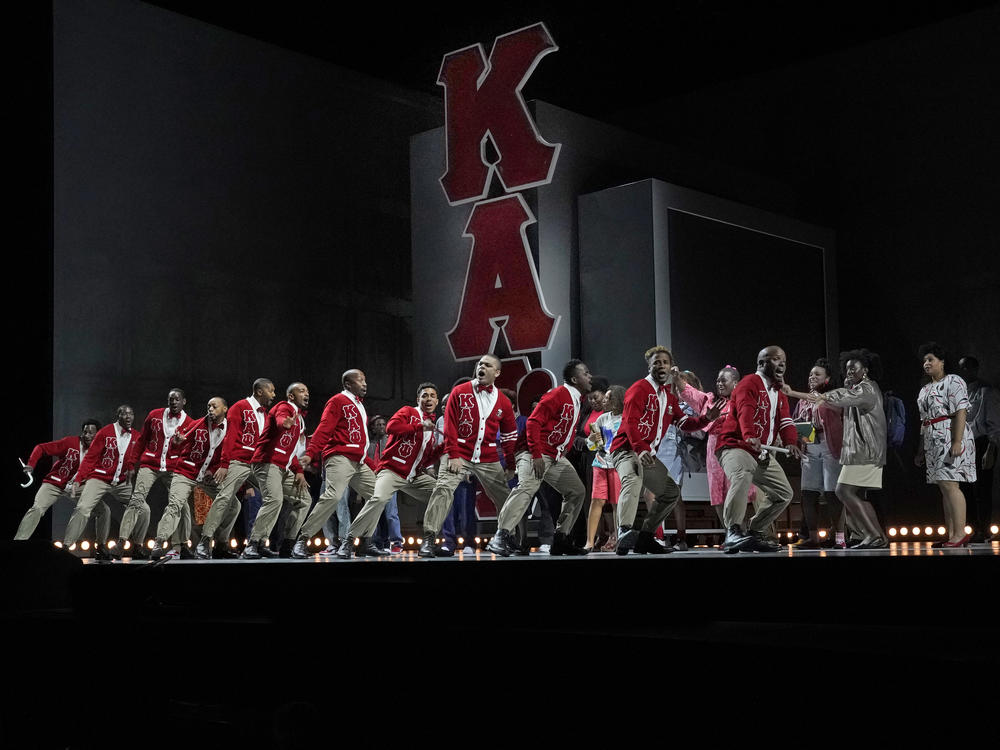 Rather than a heroic journey, the story at the center of Blanchard's opera is one of self-discovery, with an assured, tactile specificity which includes a boistrous fraternity step routine that opens Act III.