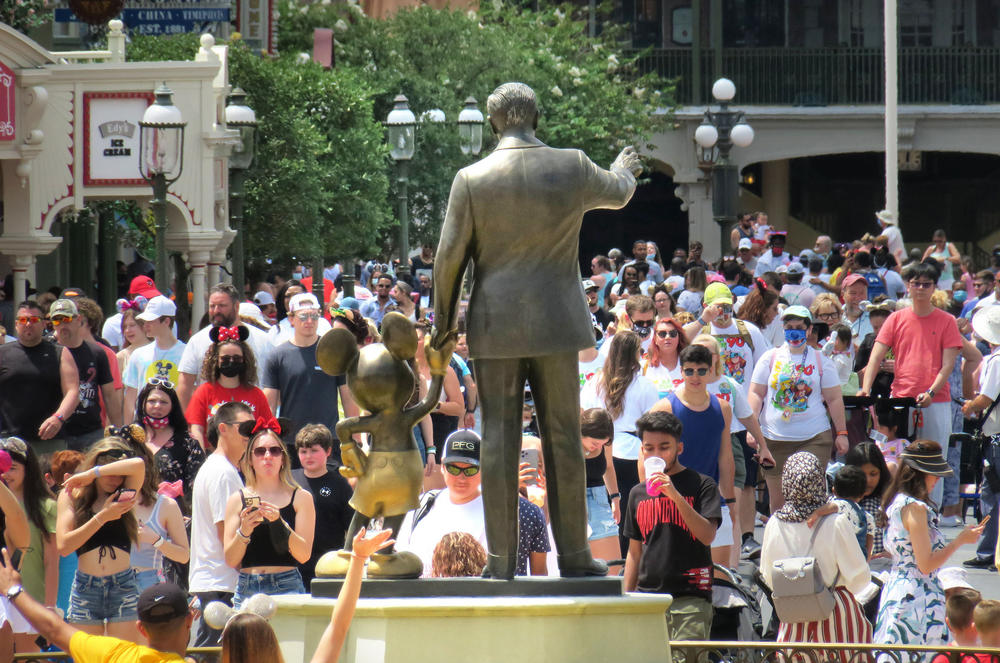Guests gather at the 