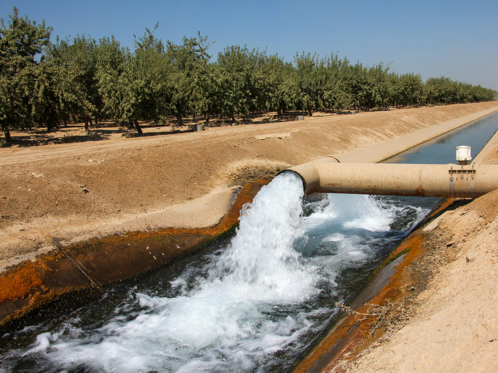 California's farmers are pumping billions of tons of extra water from underground aquifers this year because of the drought. But new restrictions on such pumping are coming into force.