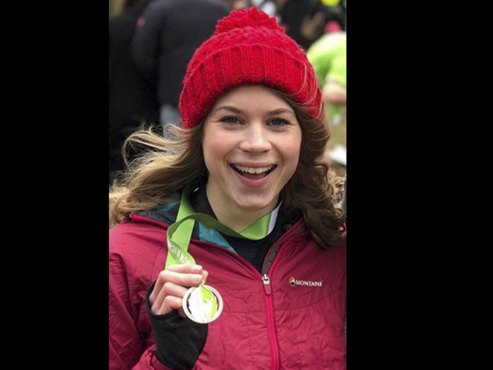 This undated file photo issued by the Metropolitan Police shows Sarah Everard, who disappeared while walking home from visiting a friend in south London on March 3.