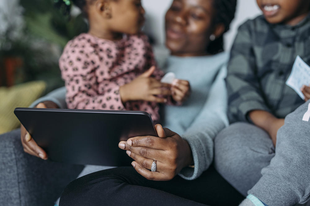There's more to reading with your kids than just the words on the page. Before you dive into reading, try talking with them about the story or topic.