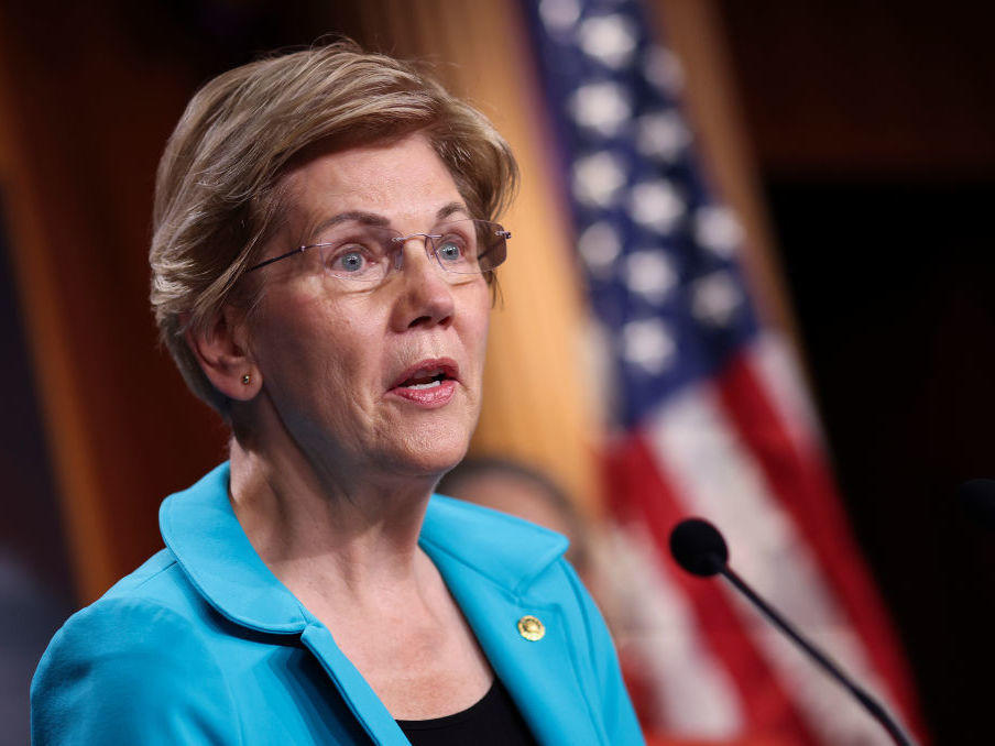 Democratic lawmakers are proposing a way to offer low-income adults Medicaid in states that have so far refused to expand the program. Sen. Elizabeth Warren, D-Mass., spoke about the issue during a press conference with fellow lawmakers at the U.S. Capitol on September 23, 2021.
