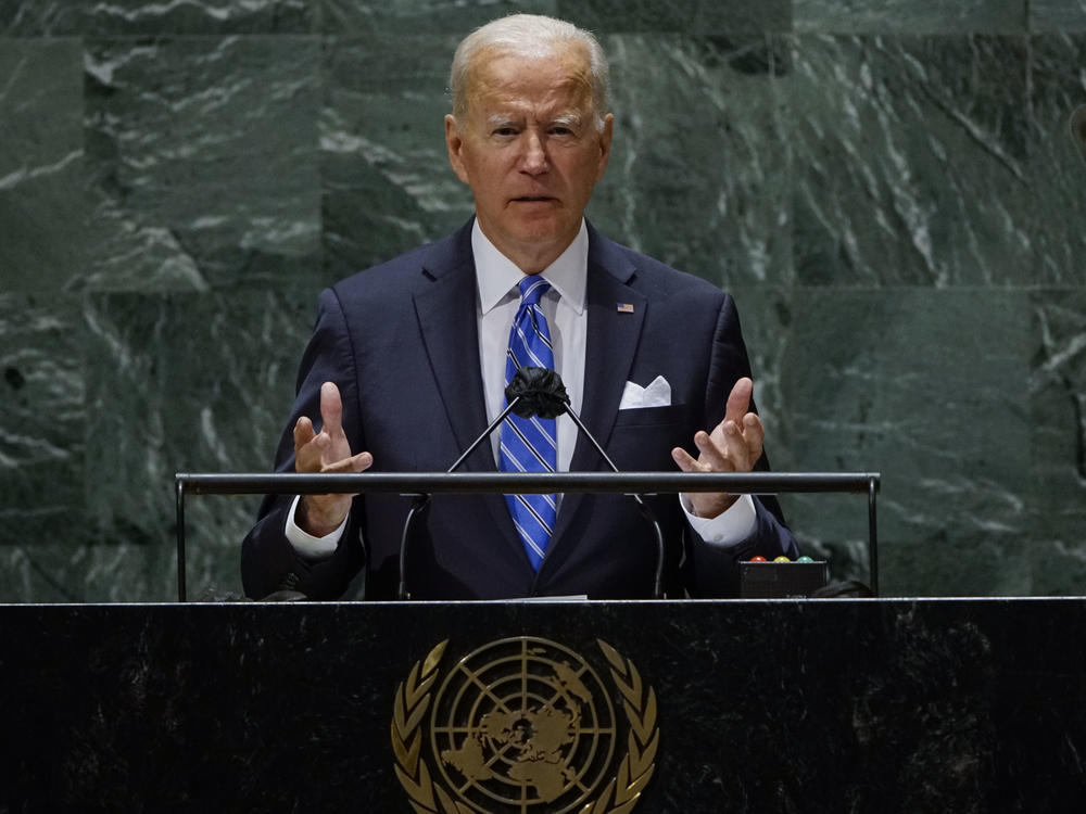 President Biden addresses the United Nations General Assembly, where he made a case for investing in developing nations.