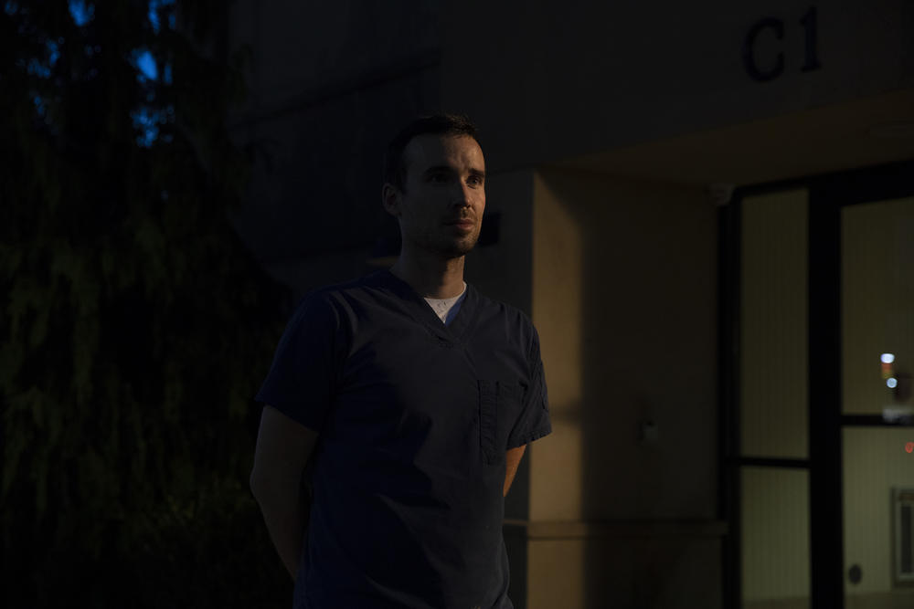 Matthew Crecelius says that the nursing work he does feels different to him now than when he first began. Though he's a fifth-generation nurse, he is looking to switch careers.