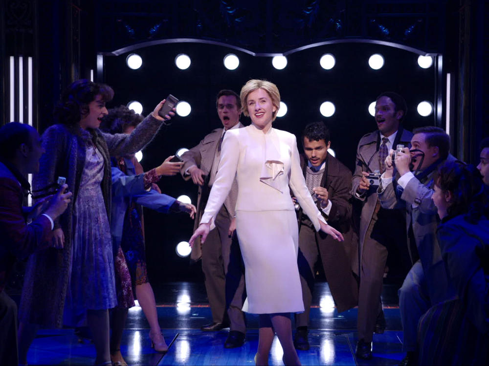 Jeanna de Waal plays Diana, the princess, in <em>Diana, The Musical</em>.