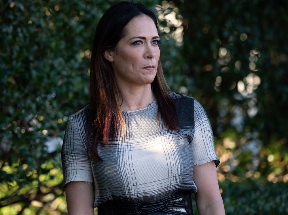 Stephanie Grisham attends the Congressional Picnic on the South Lawn of the White House on June 21, 2019.