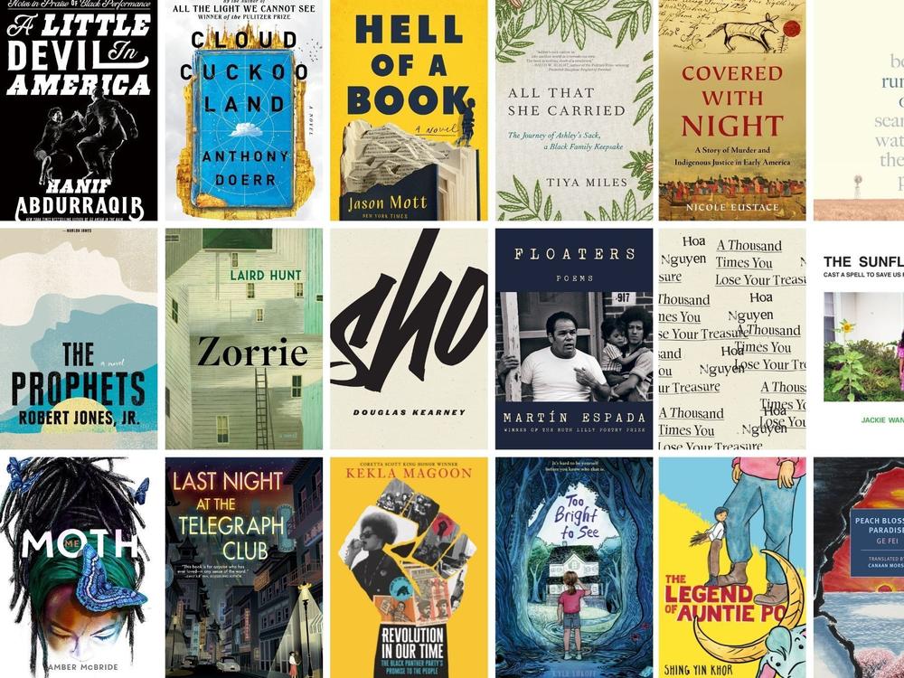 A selection of the 2021 National Book Award finalists