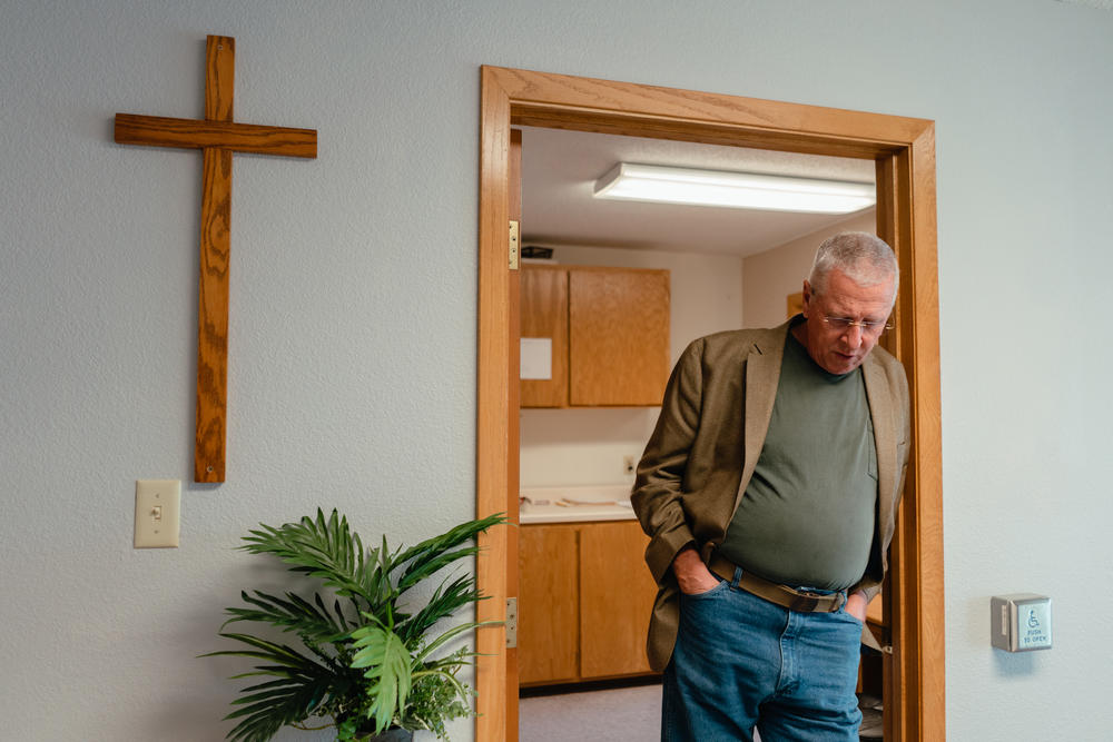 Jeff Skinner is the pastor at Sparta's Gospel Baptist Church. He and other local church leaders are helping Afghan refugees resettle by raising money and assisting with travel plans.