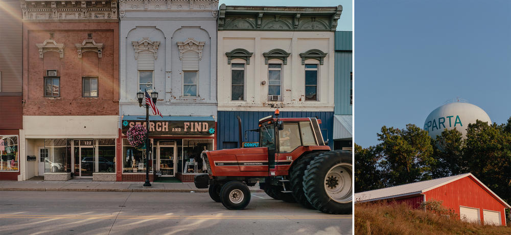 Sparta, Wisconsin is home to about 9,000 and is near the Fort McCoy Army base.