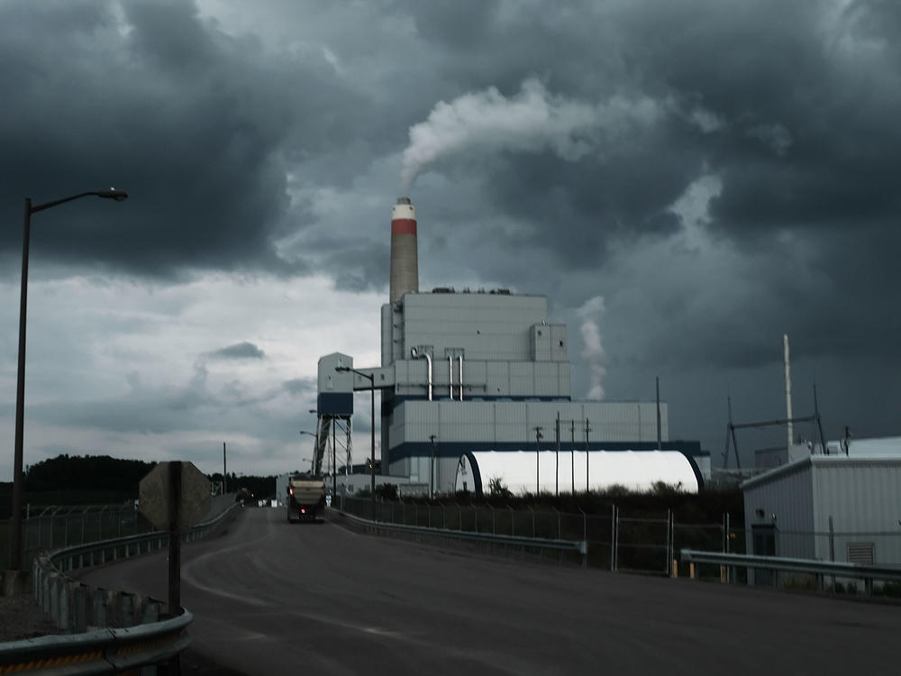 The Longview Power Plant, a coal-fired plant, in Maidsville, W.Va. The state's Democratic Sen. Joe Manchin is a key negotiator on President Biden's domestic agenda and a skeptic of the central provision to limit greenhouse gas emissions.